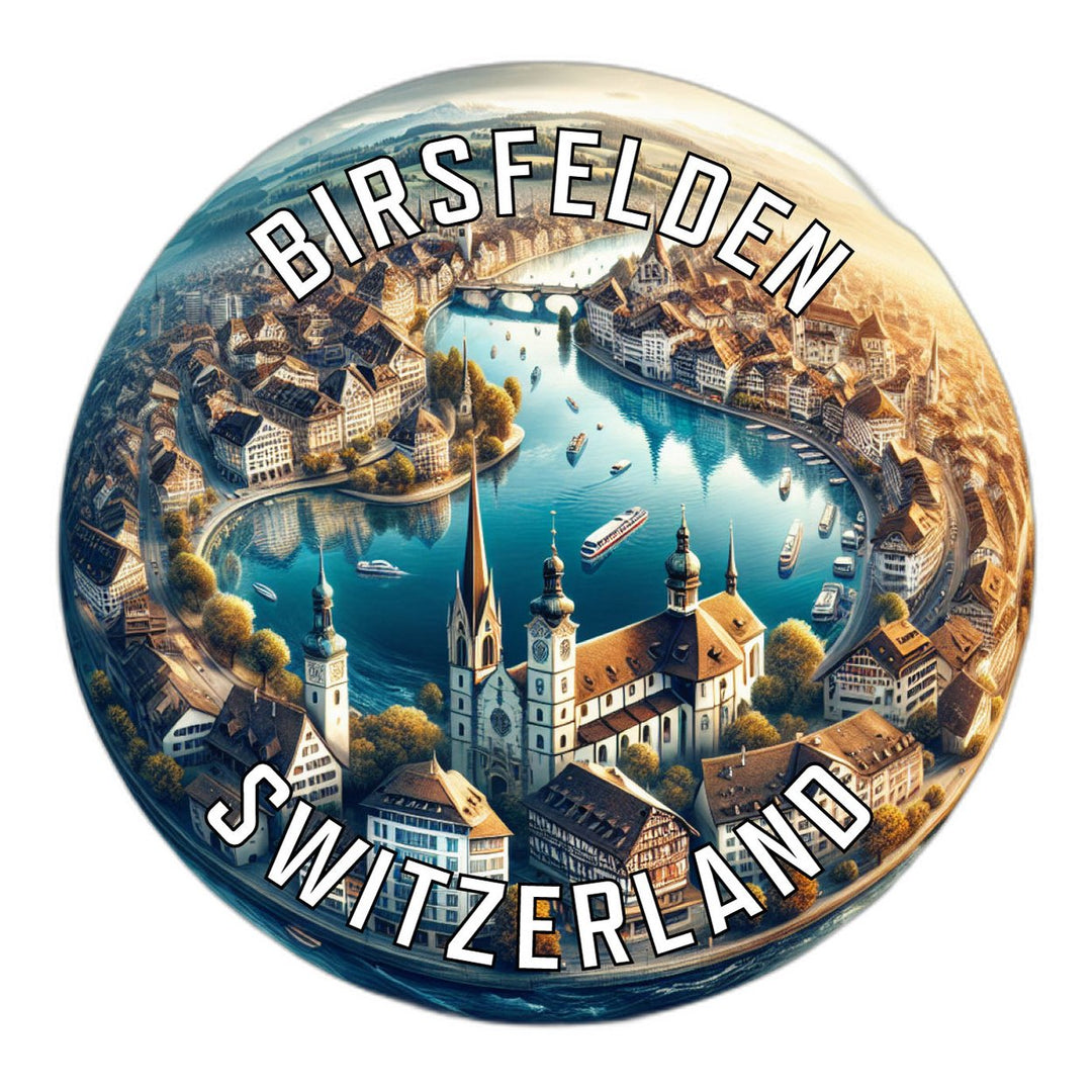 Birsfelden Switzerland Souvenir Vinyl Decal Sticker Image 1