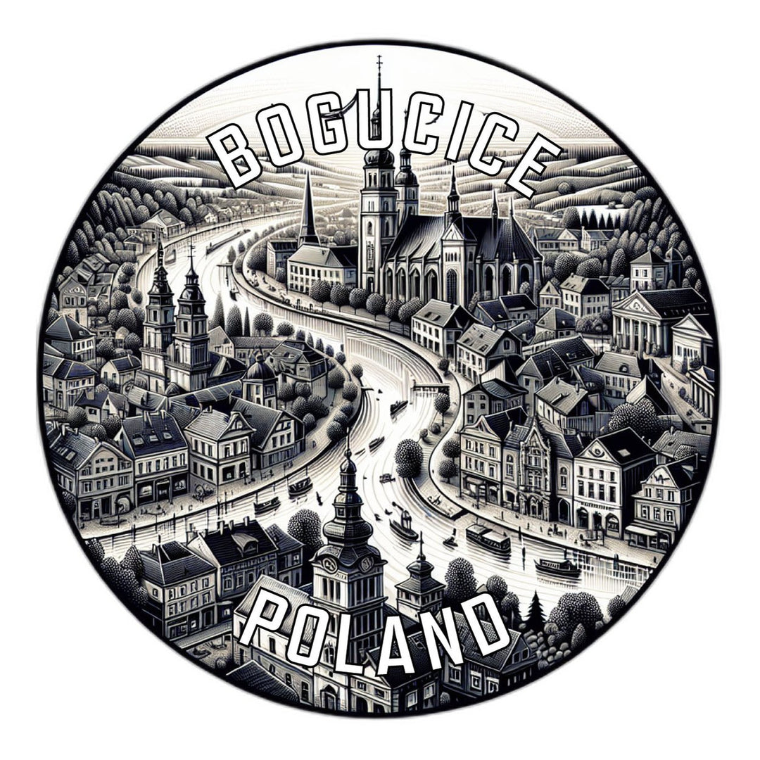 Bogucice Poland Souvenir Vinyl Decal Sticker Image 1