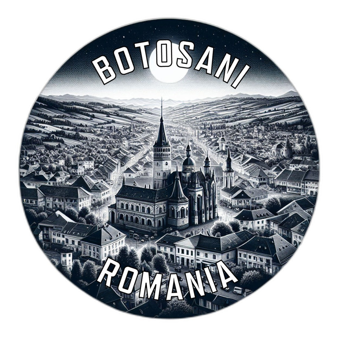 Botosani Romania Souvenir Vinyl Decal Sticker Image 1