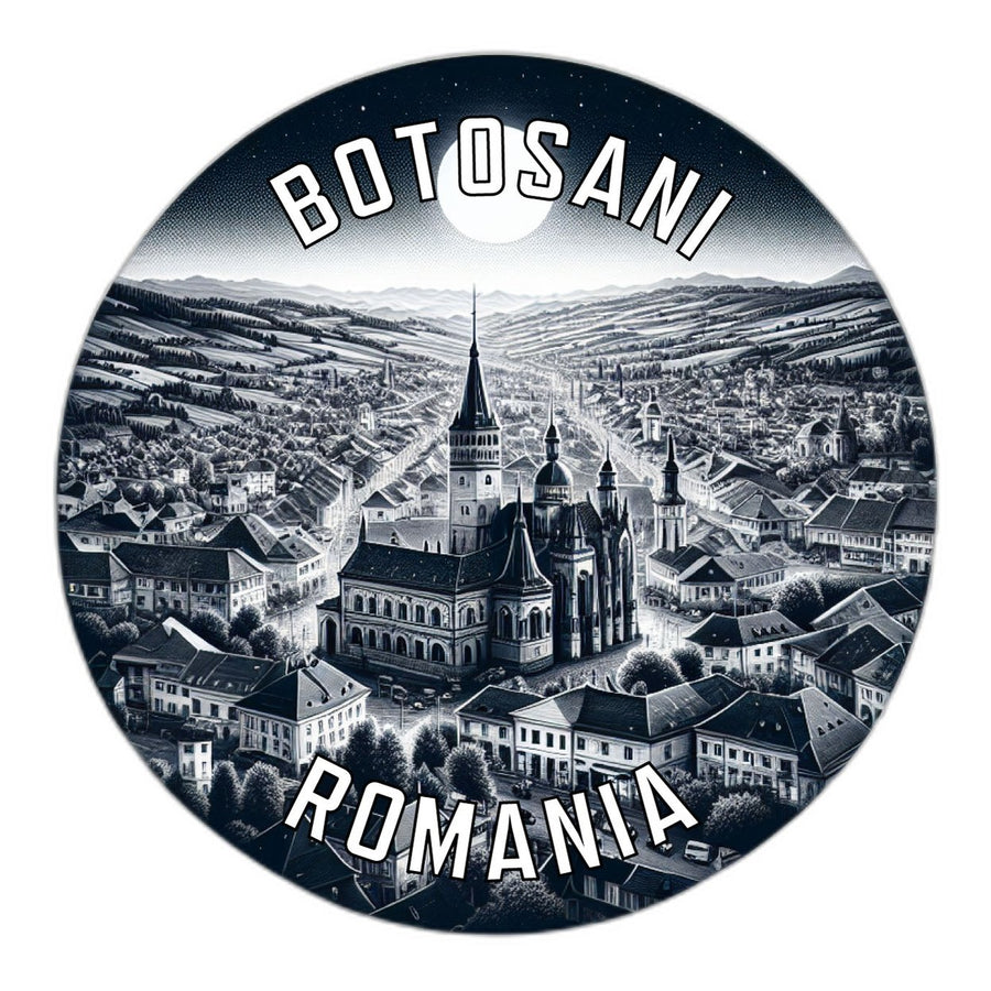 Botosani Romania Souvenir Vinyl Decal Sticker Image 1