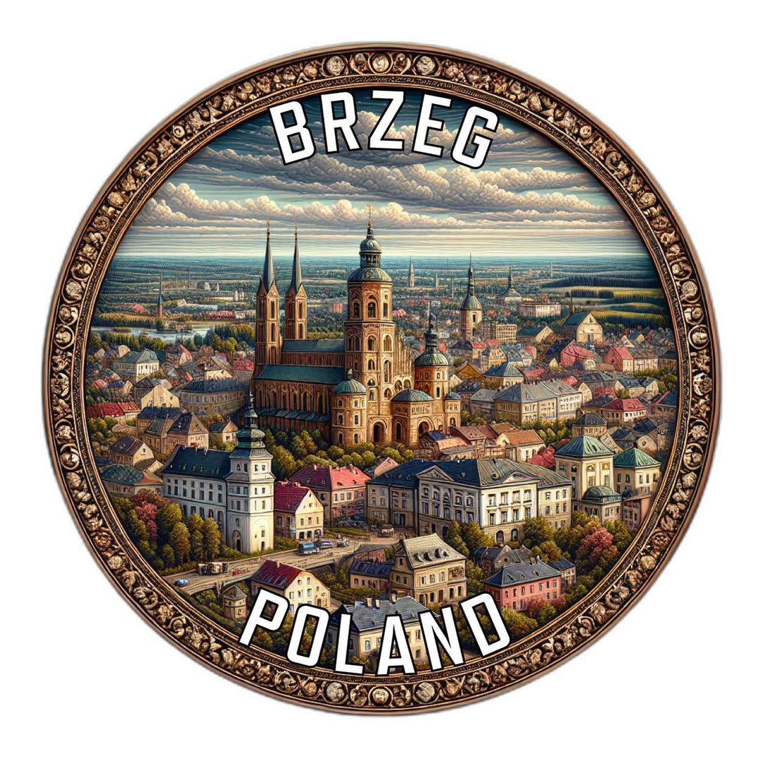 Brzeg Poland Souvenir Vinyl Decal Sticker Image 1