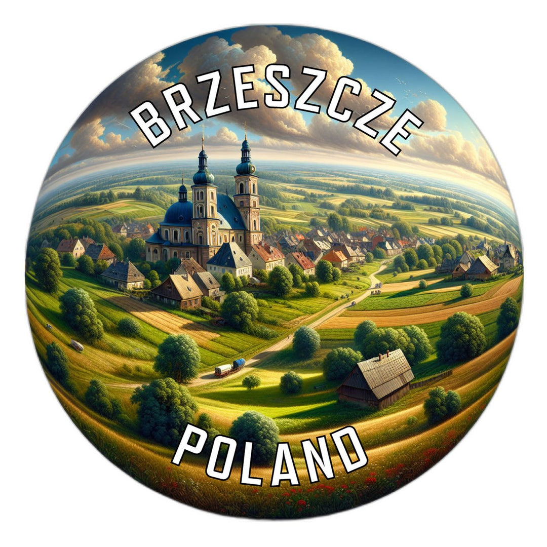 Brzeszcze Poland Souvenir Vinyl Decal Sticker Image 1