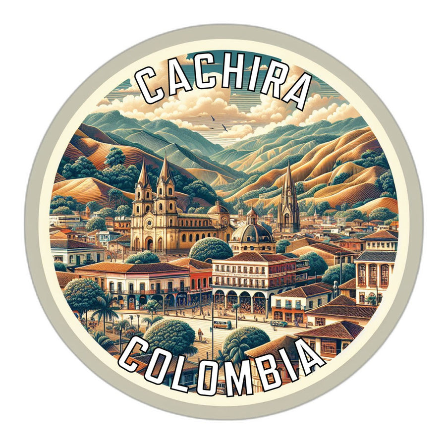 Cachira Colombia Souvenir Vinyl Decal Sticker Image 1