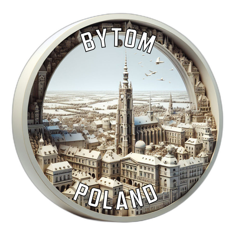 Bytom Poland Souvenir Vinyl Decal Sticker Image 1