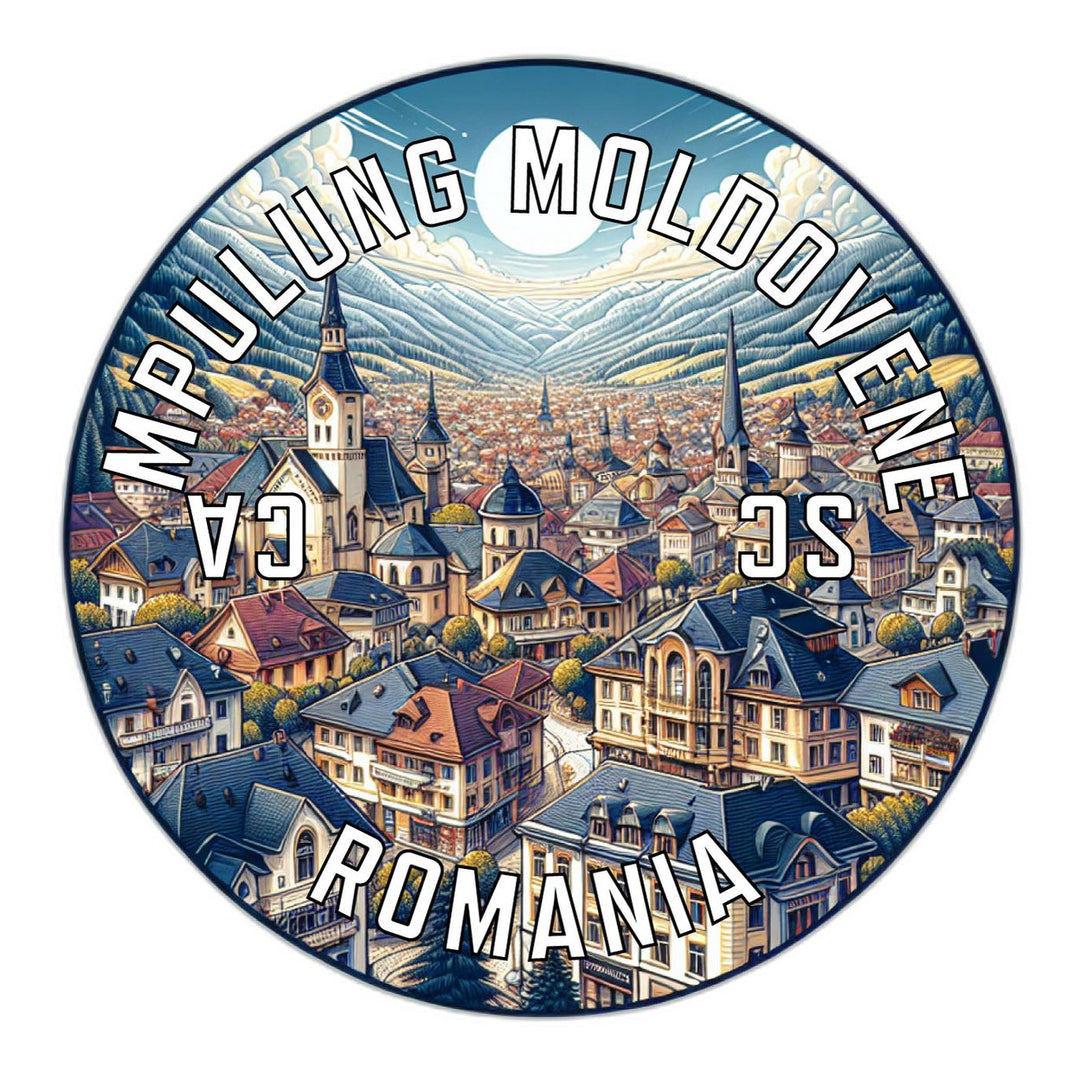 Campulung Moldovenesc Romania Souvenir Vinyl Decal Sticker Image 1