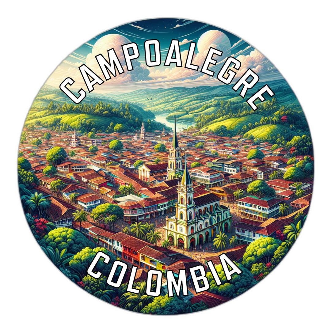 Campoalegre Colombia Souvenir Vinyl Decal Sticker Image 1