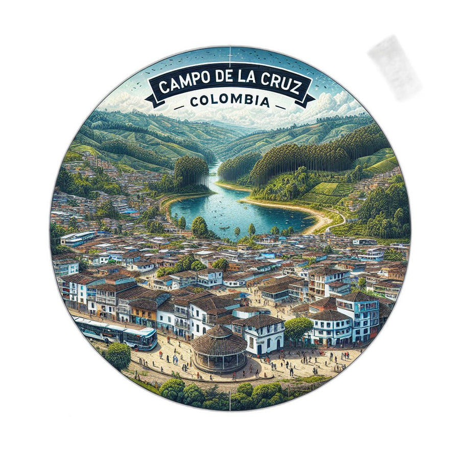 Campo de la Cruz Colombia_updated Souvenir Vinyl Decal Sticker Image 1