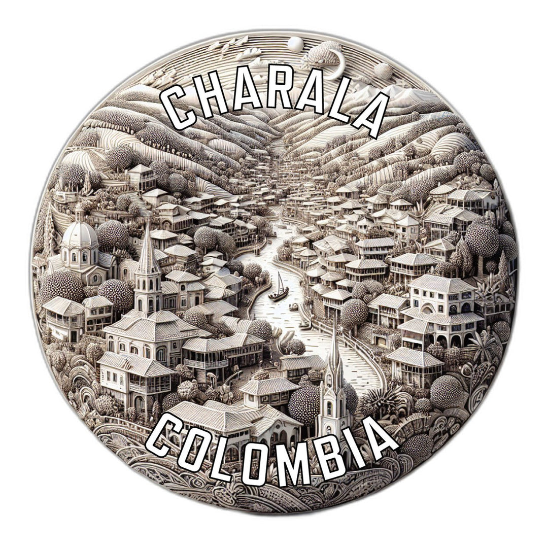 Charala Colombia Souvenir Vinyl Decal Sticker Image 1