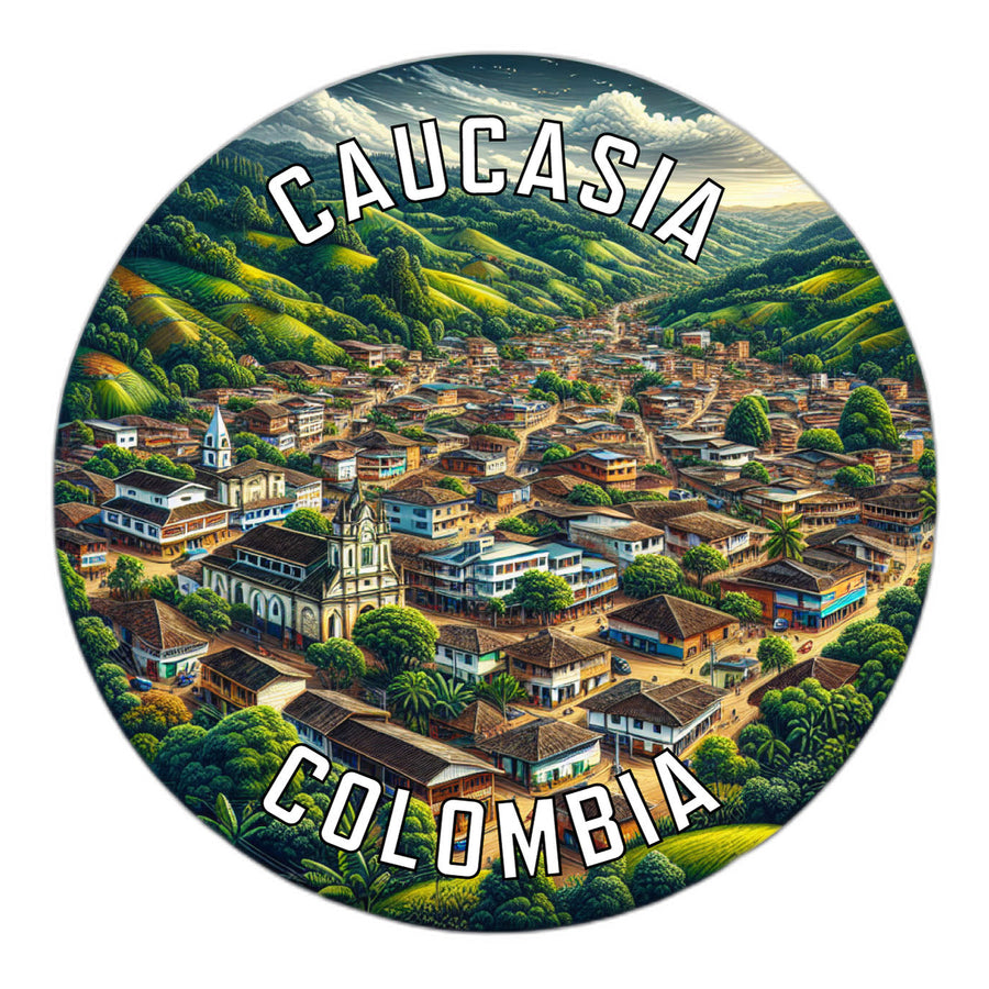 Caucasia Colombia Souvenir Vinyl Decal Sticker Image 1