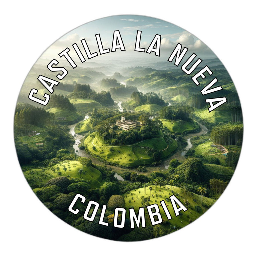 Castilla La Nueva Colombia Souvenir Vinyl Decal Sticker Image 1