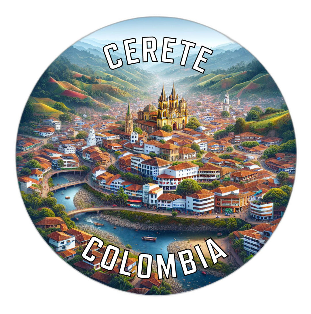 Cerete Colombia Souvenir Vinyl Decal Sticker Image 1