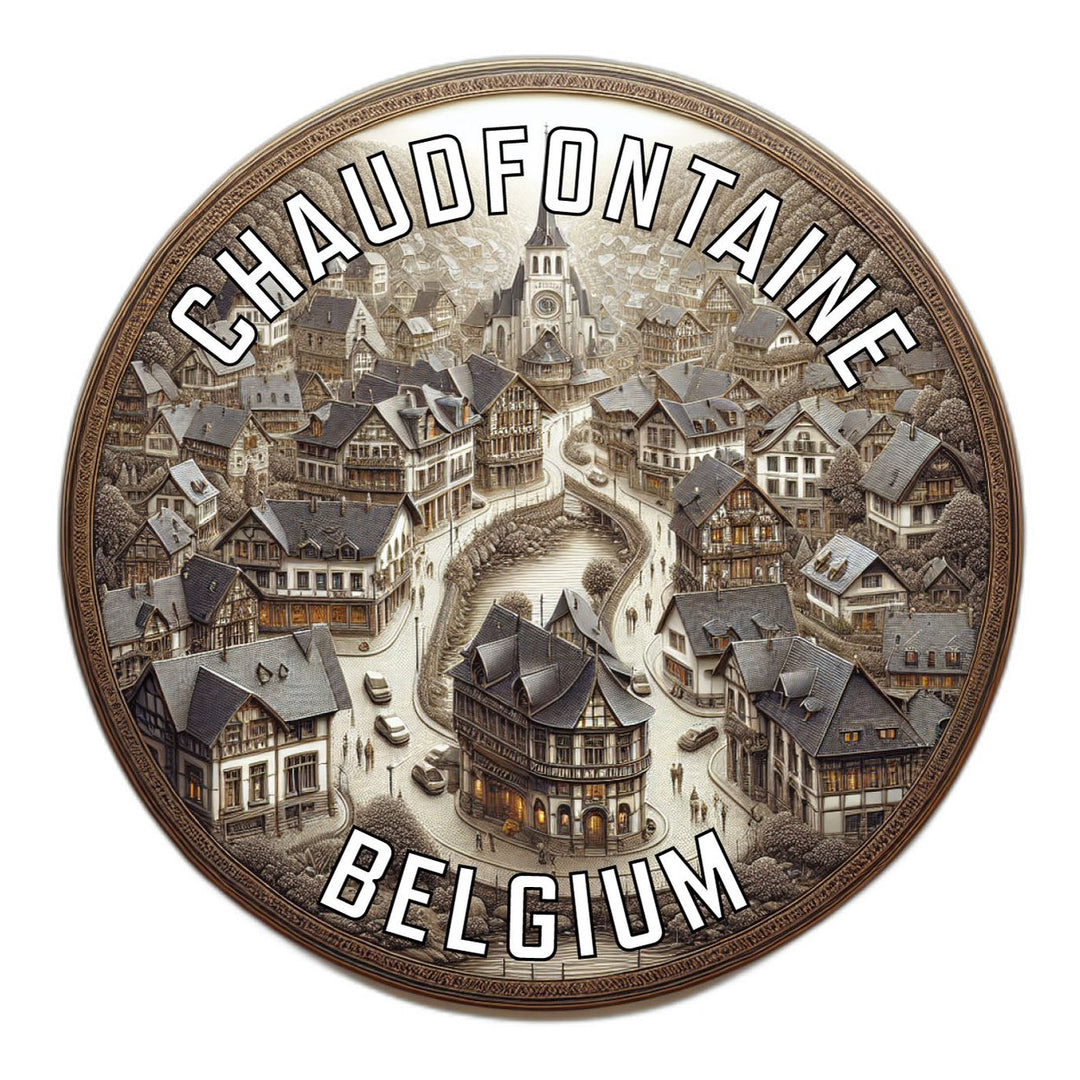 Chaudfontaine Belgium Souvenir Vinyl Decal Sticker Image 1