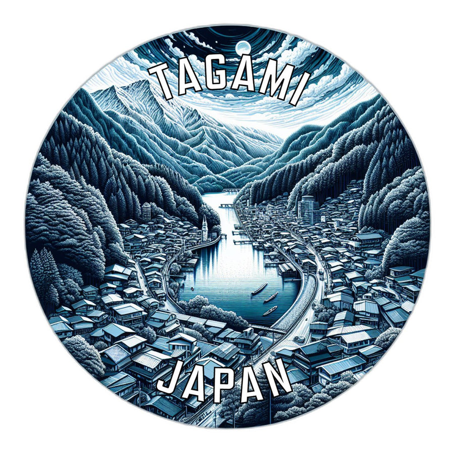 Tagami Japan Souvenir Die Cut Flat Magnet Image 1