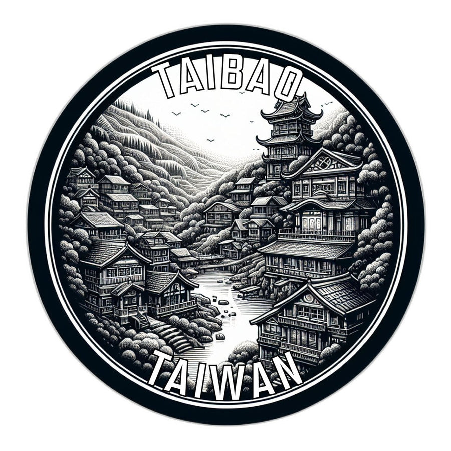 Taibao Taiwan Souvenir Die Cut Flat Magnet Image 1