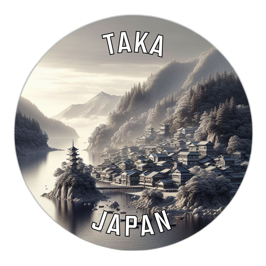 Taka Japan Souvenir Die Cut Flat Magnet Image 1