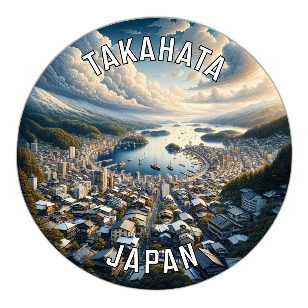 Takahata Japan Souvenir Die Cut Flat Magnet Image 1