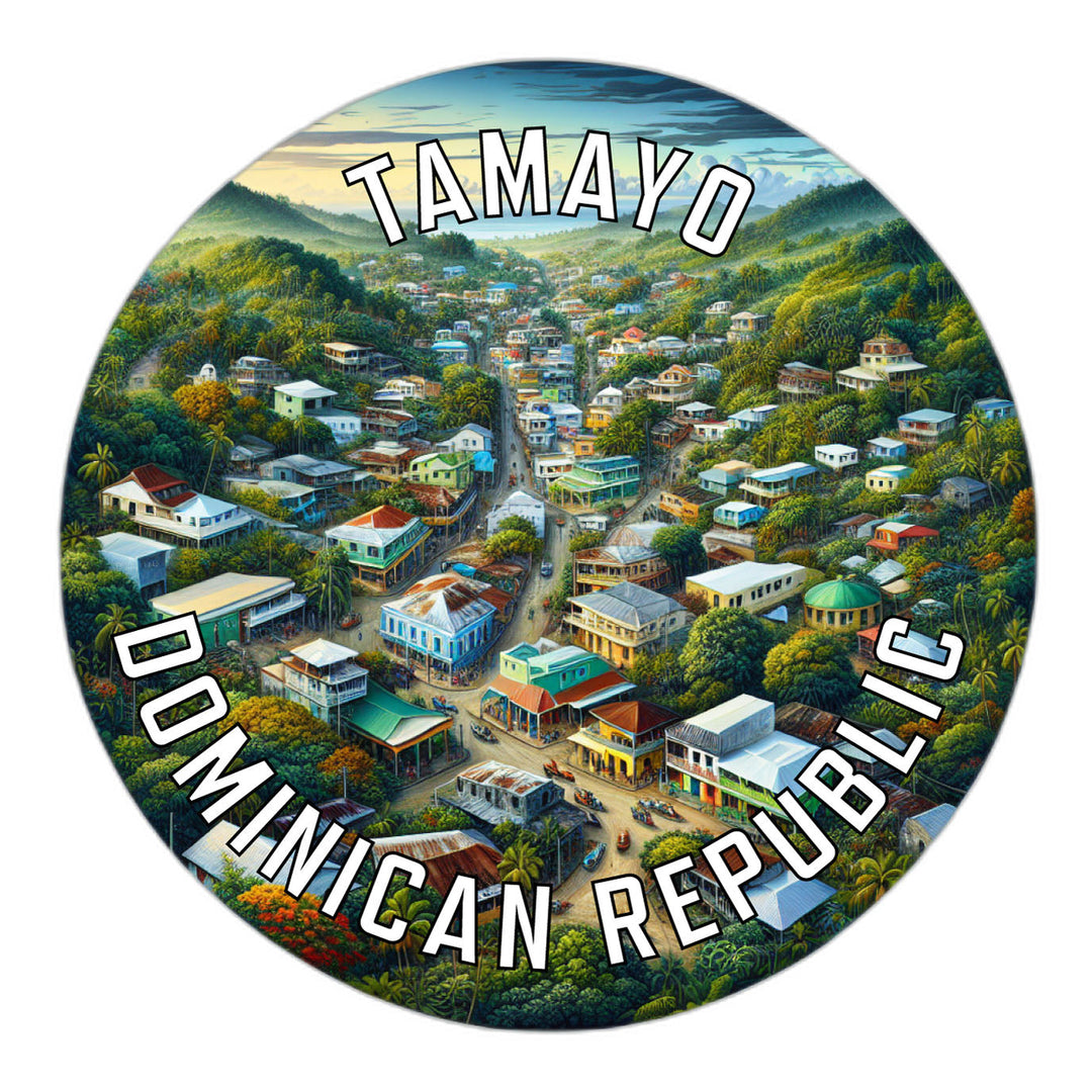 Tamayo Dominican Republic Souvenir Die Cut Flat Magnet Image 1