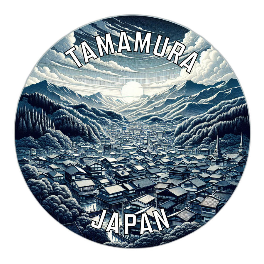 Tamamura Japan Souvenir Die Cut Flat Magnet Image 1