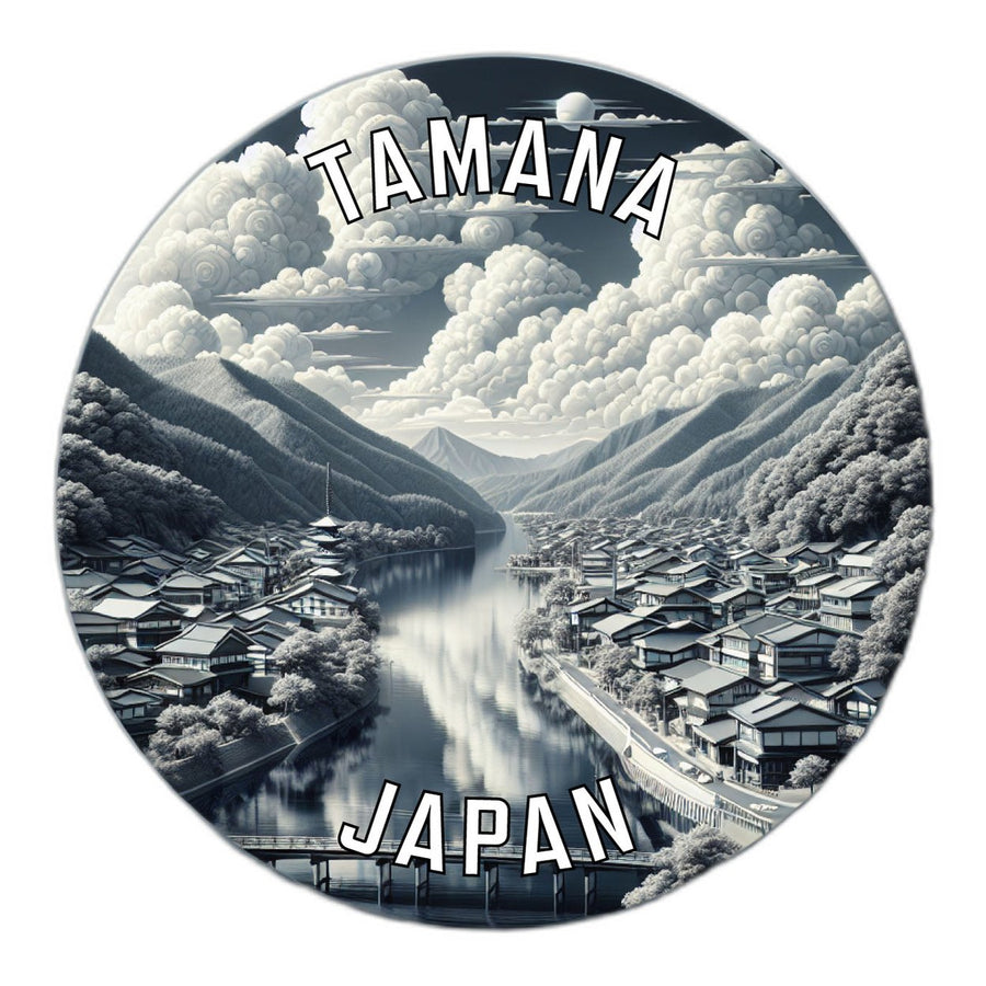 Tamana Japan Souvenir Die Cut Flat Magnet Image 1