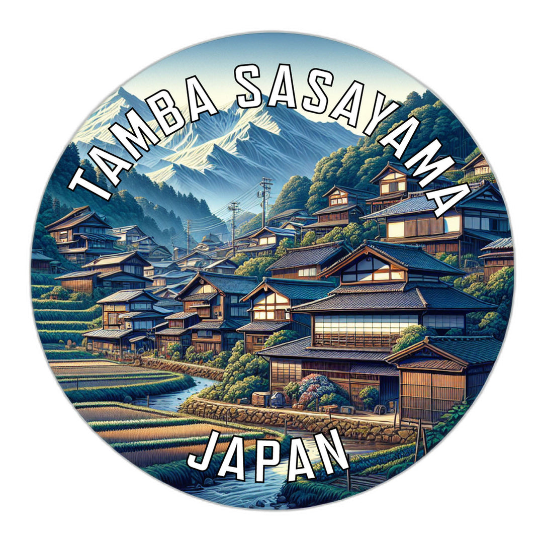 Tamba Sasayama Japan Souvenir Die Cut Flat Magnet Image 1