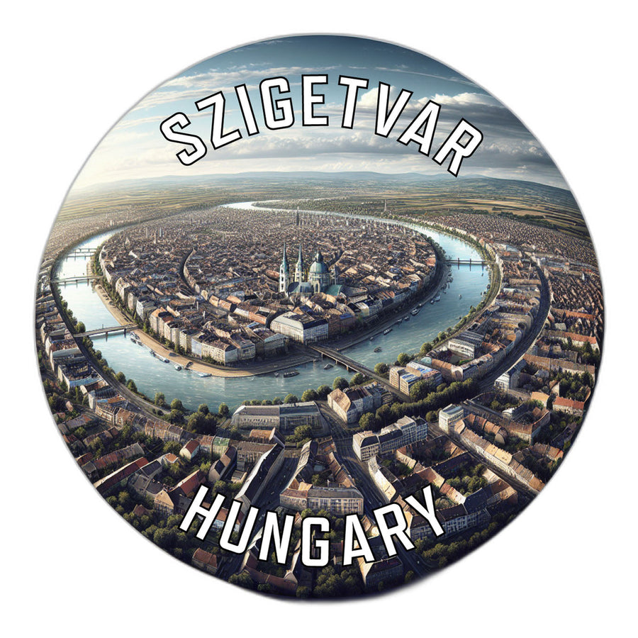 Szigetvar Hungary Souvenir Die Cut Flat Magnet Image 1