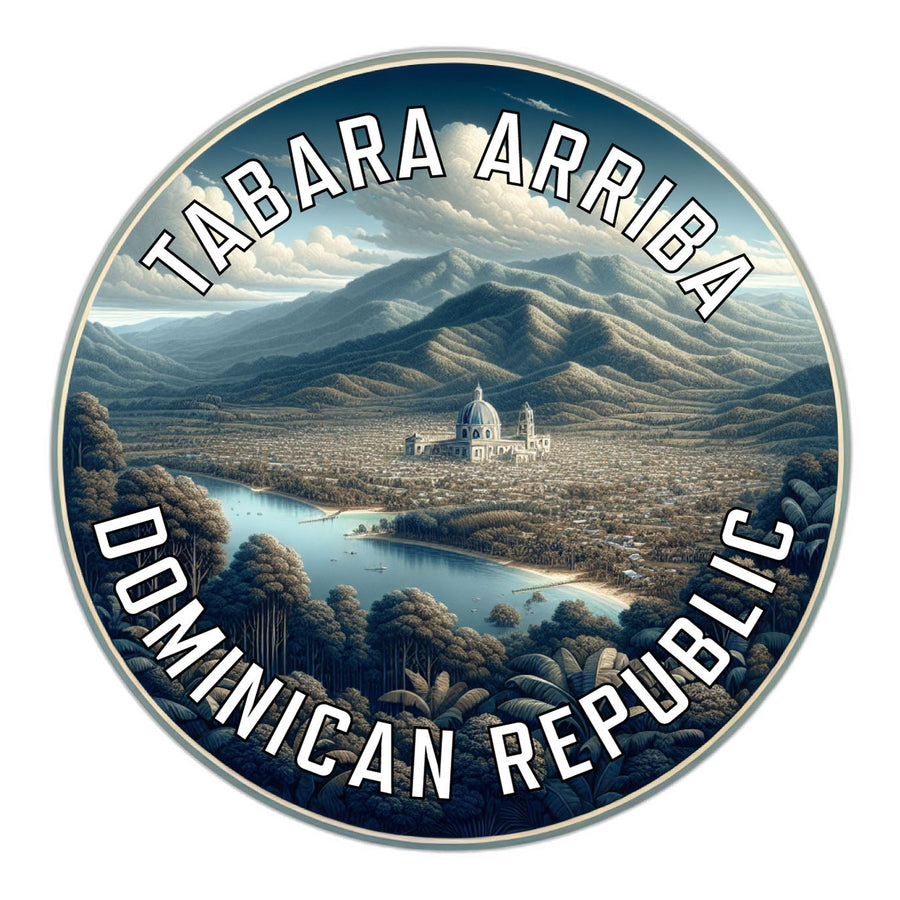 Tabara Arriba Dominican Republic Souvenir Die Cut Flat Magnet Image 1