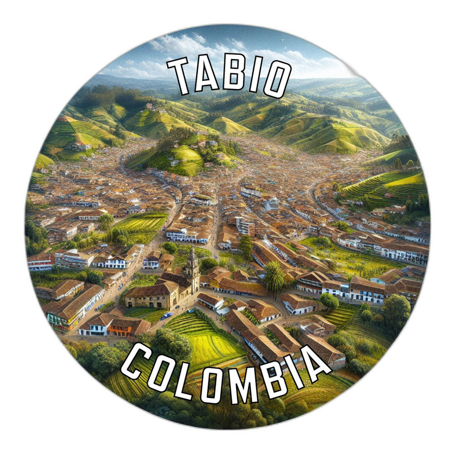 Tabio Colombia Souvenir Die Cut Flat Magnet Image 1