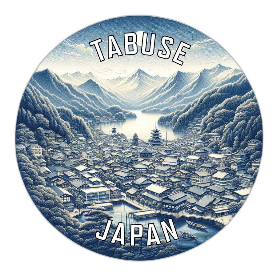 Tabuse Japan Souvenir Die Cut Flat Magnet Image 1