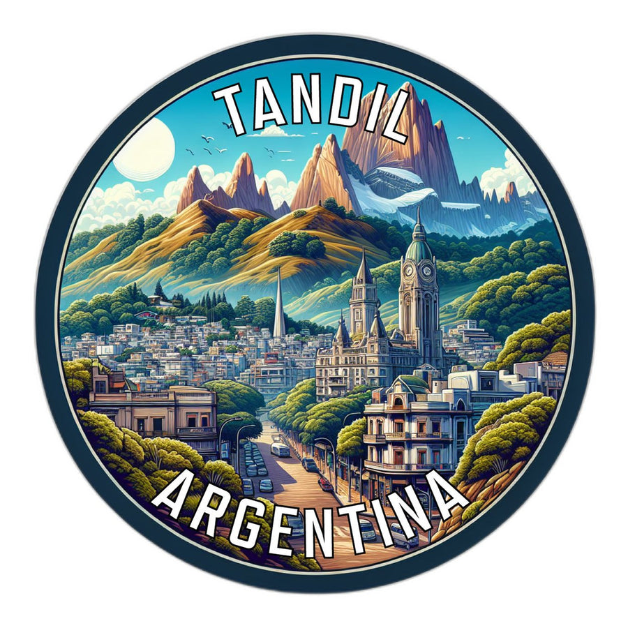 Tandil Argentina Souvenir Die Cut Flat Magnet Image 1