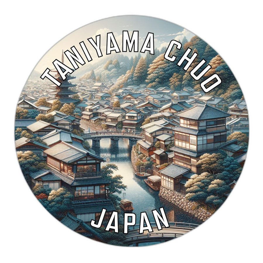 Taniyama chuo Japan Souvenir Die Cut Flat Magnet Image 1