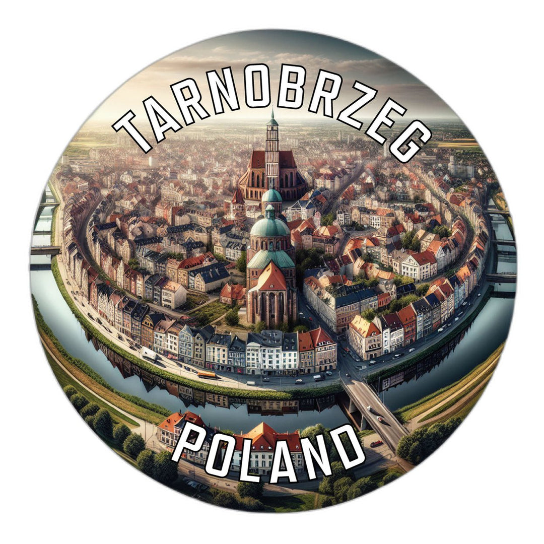 Tarnobrzeg Poland Souvenir Die Cut Flat Magnet Image 1