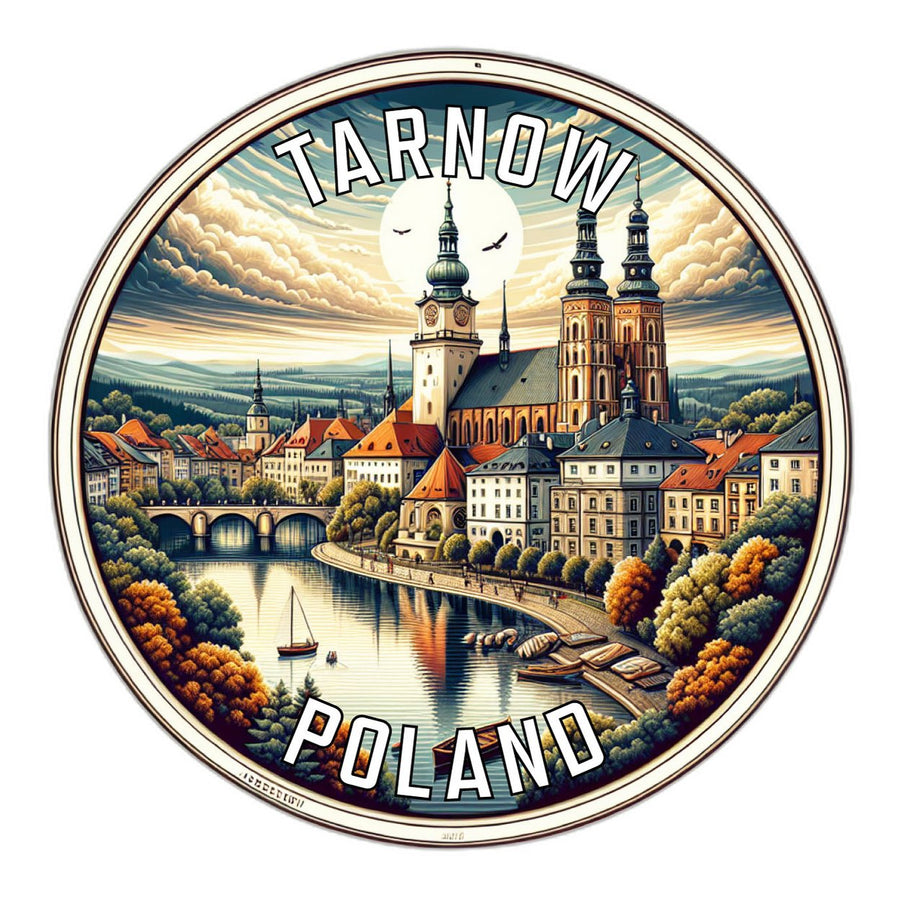 Tarnow Poland Souvenir Die Cut Flat Magnet Image 1