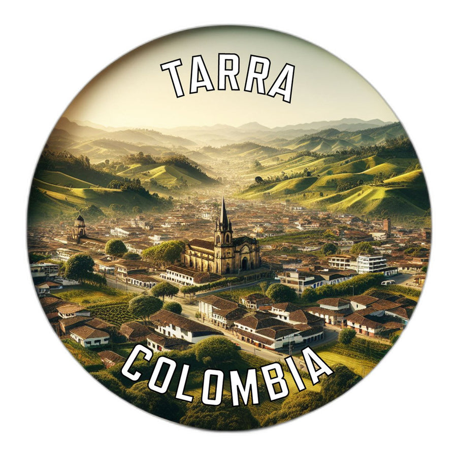 Tarra Colombia Souvenir Die Cut Flat Magnet Image 1