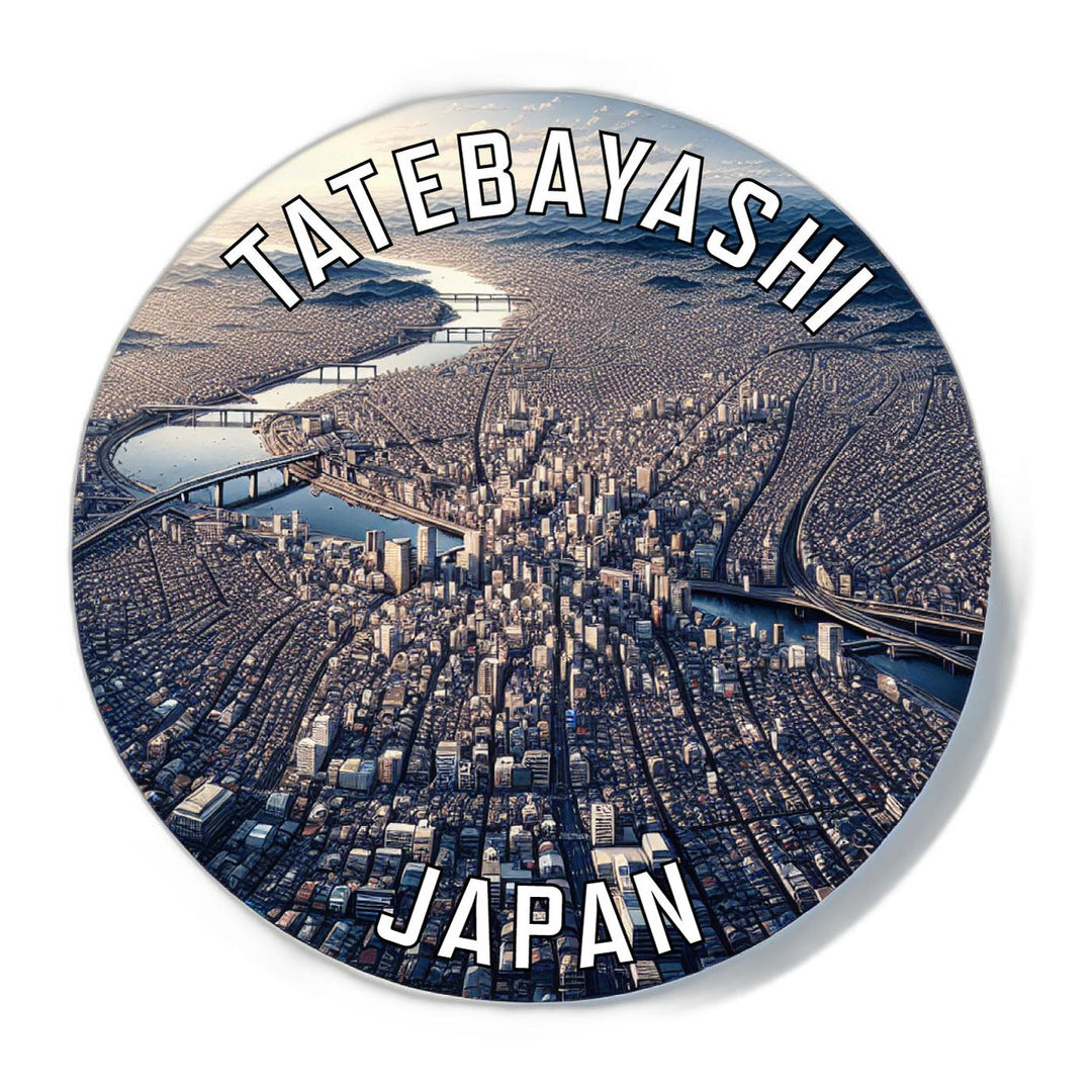 Tatebayashi Japan Souvenir Die Cut Flat Magnet Image 1