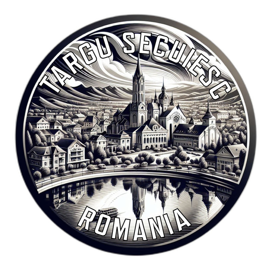 Targu Secuiesc Romania Souvenir Die Cut Flat Magnet Image 1