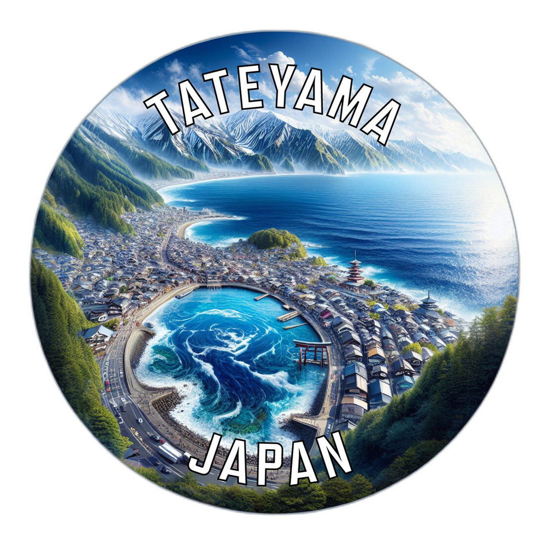 Tateyama Japan Souvenir Die Cut Flat Magnet Image 1