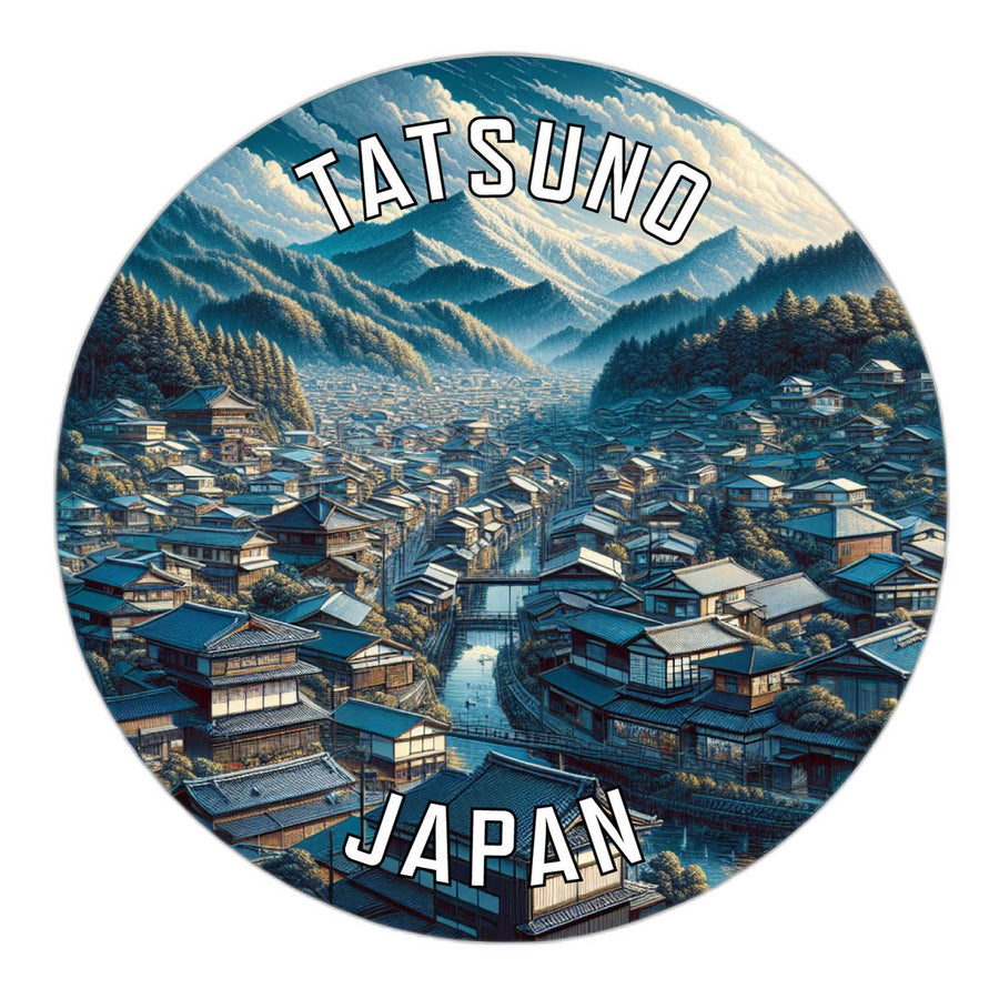 Tatsuno Japan Souvenir Die Cut Flat Magnet Image 1