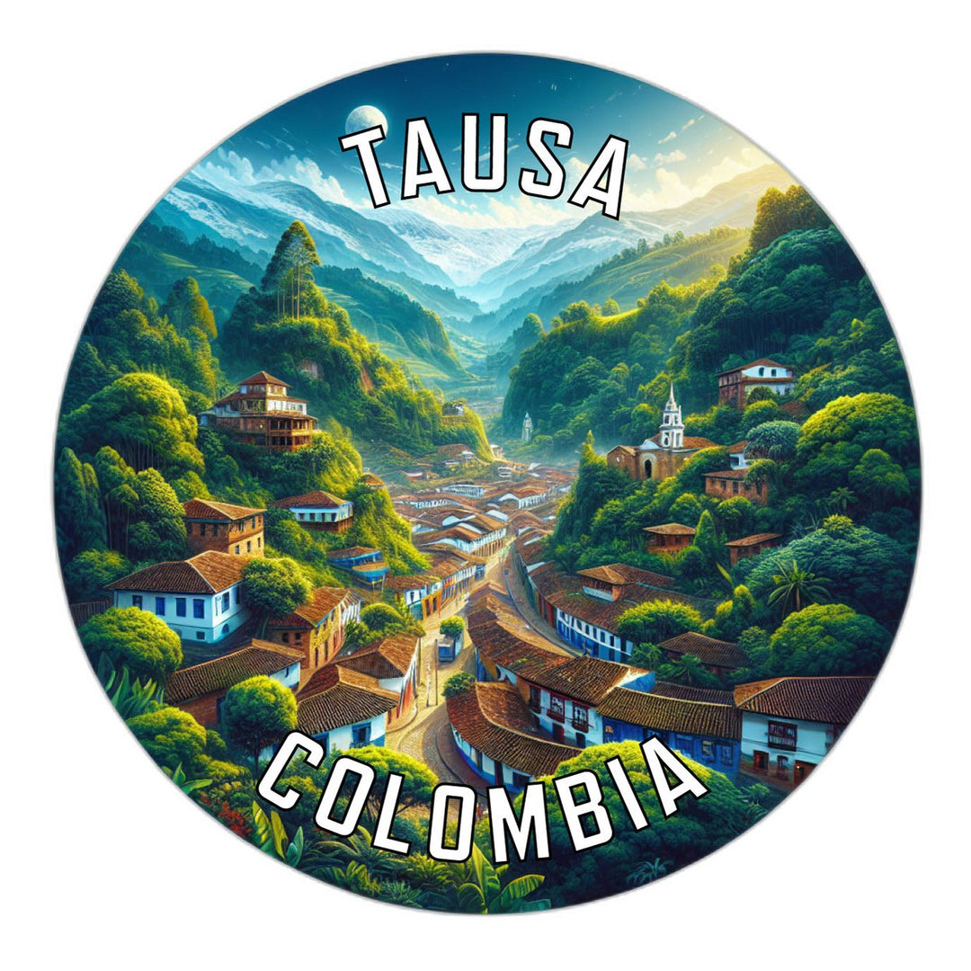 Tausa Colombia Souvenir Die Cut Flat Magnet Image 1