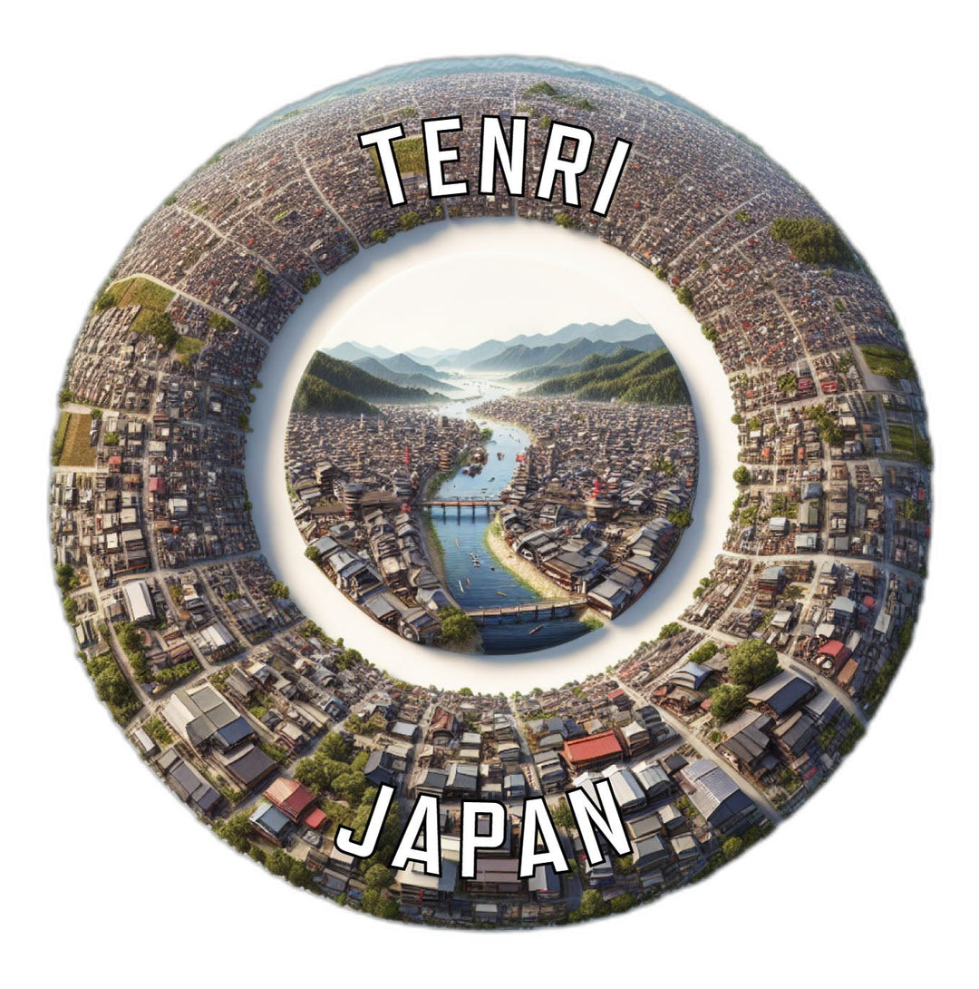 Tenri Japan Souvenir Die Cut Flat Magnet Image 1