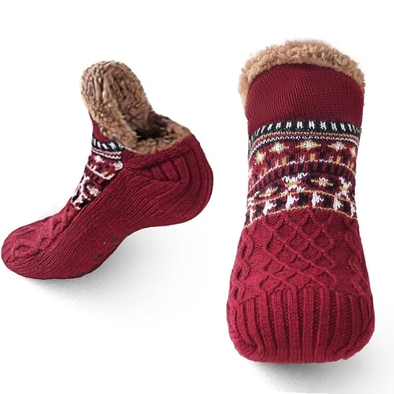 Fall Winter Non-Slip Warm Floor Socks for Men and Women Image 1