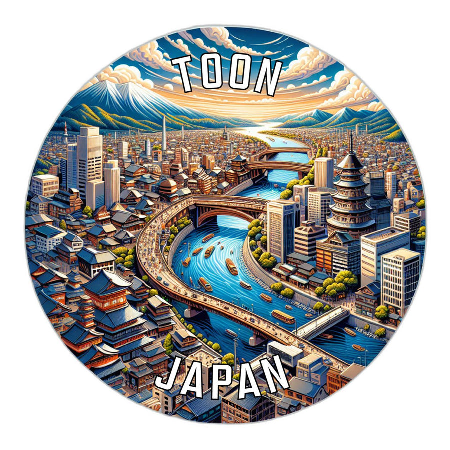 Toon Japan Souvenir Die Cut Flat Magnet Image 1