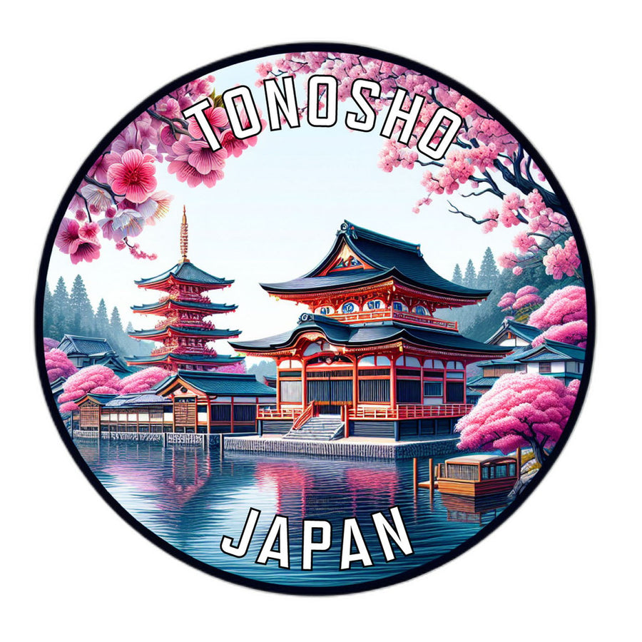 Tonosho Japan Souvenir Die Cut Flat Magnet Image 1