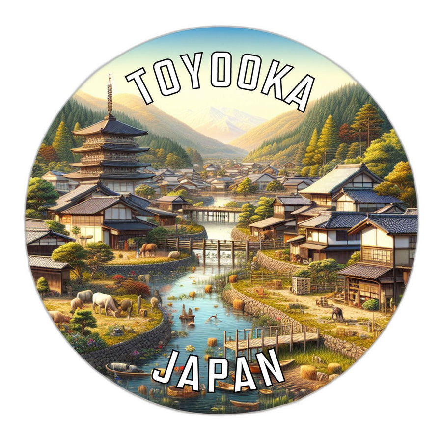 Toyooka Japan Souvenir Die Cut Flat Magnet Image 1