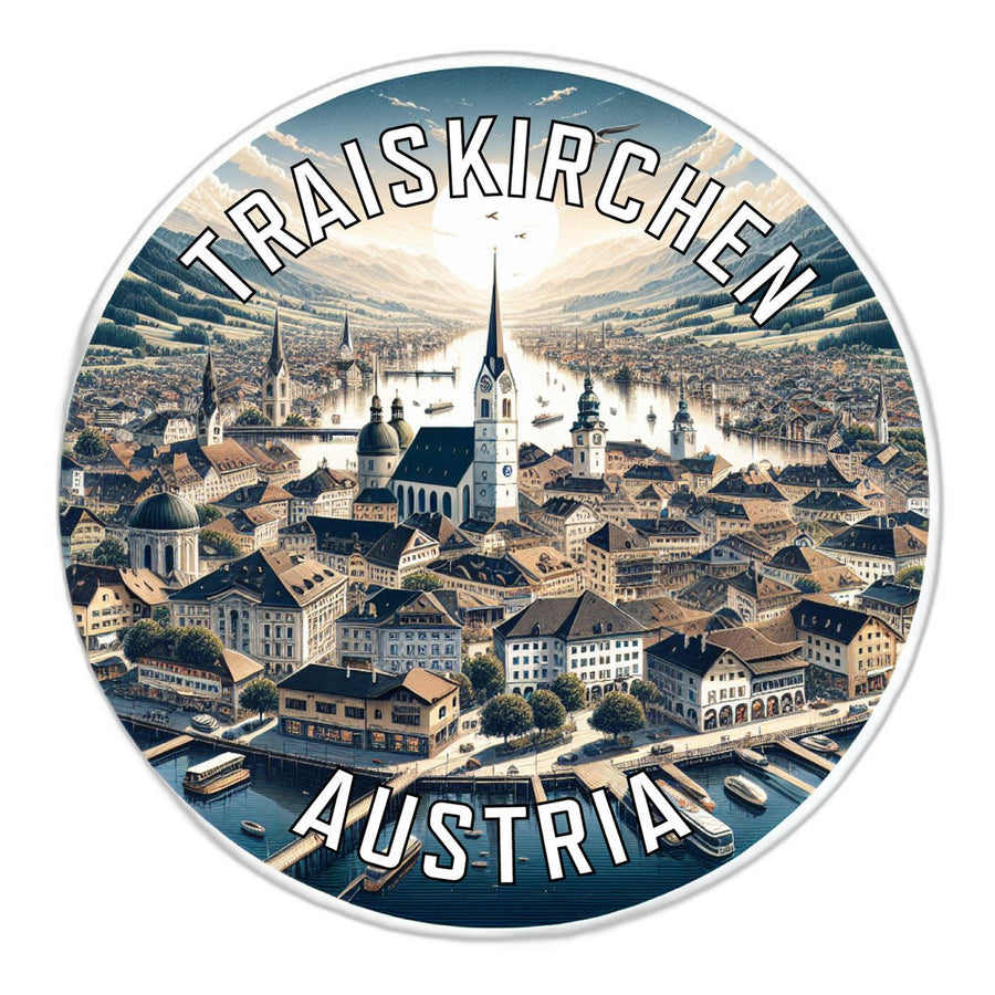 Traiskirchen Austria Souvenir Die Cut Flat Magnet Image 1