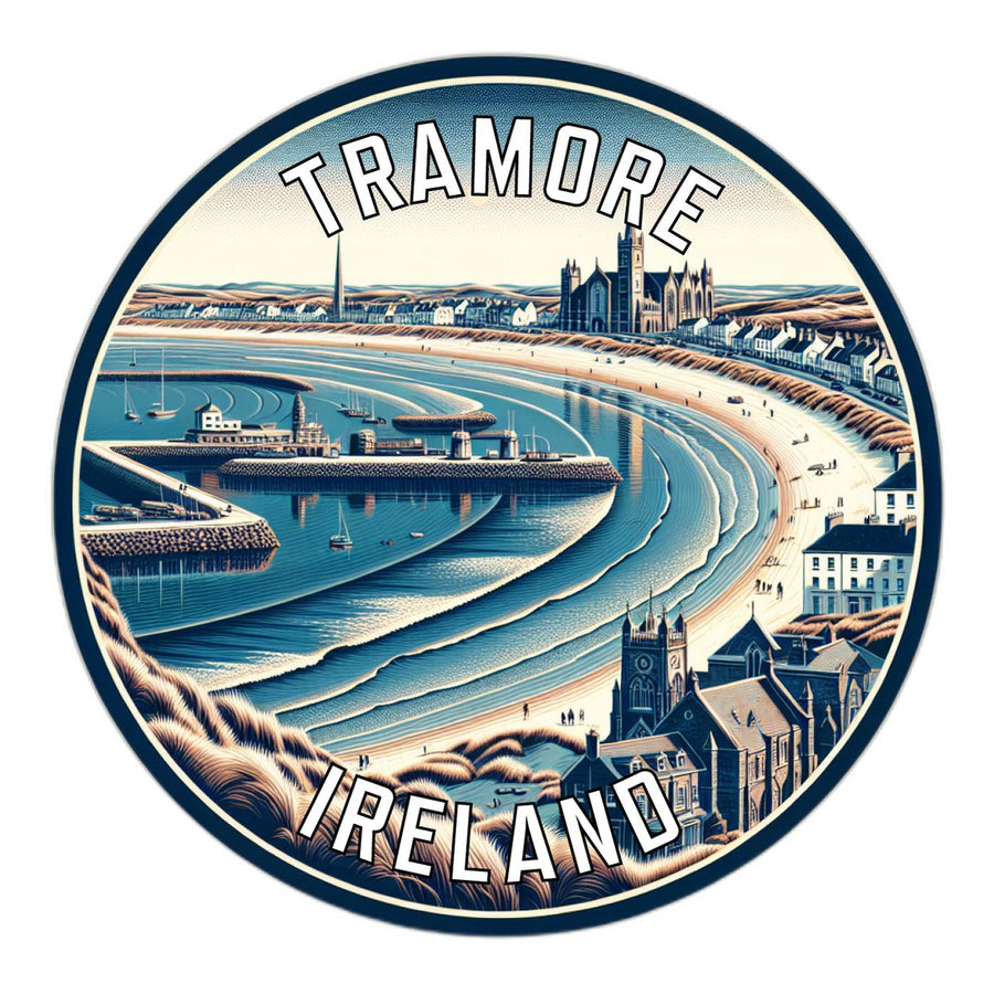 Tramore Ireland Souvenir Die Cut Flat Magnet Image 1