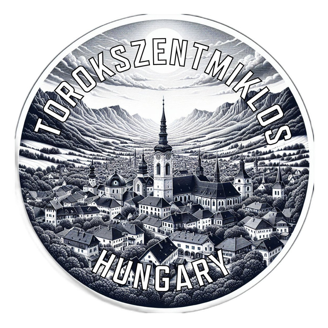 Torokszentmiklos Hungary Souvenir Die Cut Flat Magnet Image 1