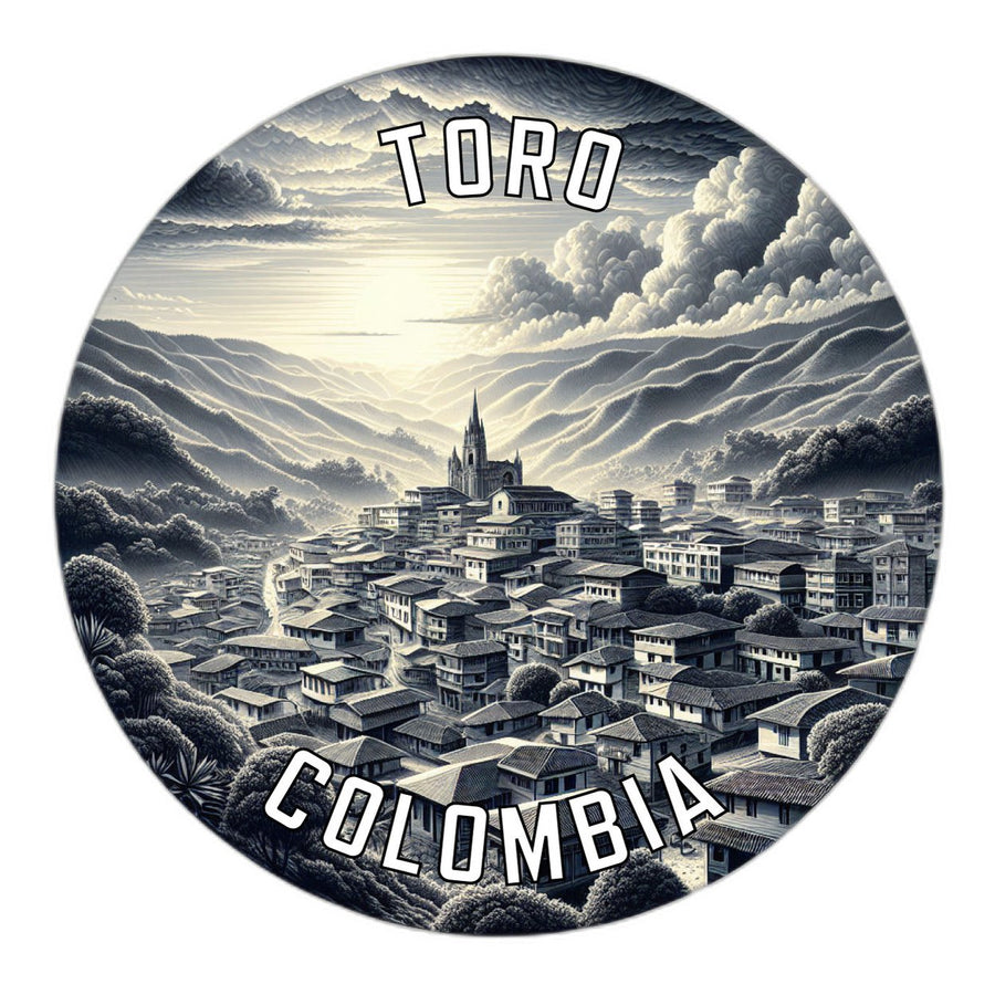 Toro Colombia Souvenir Die Cut Flat Magnet Image 1