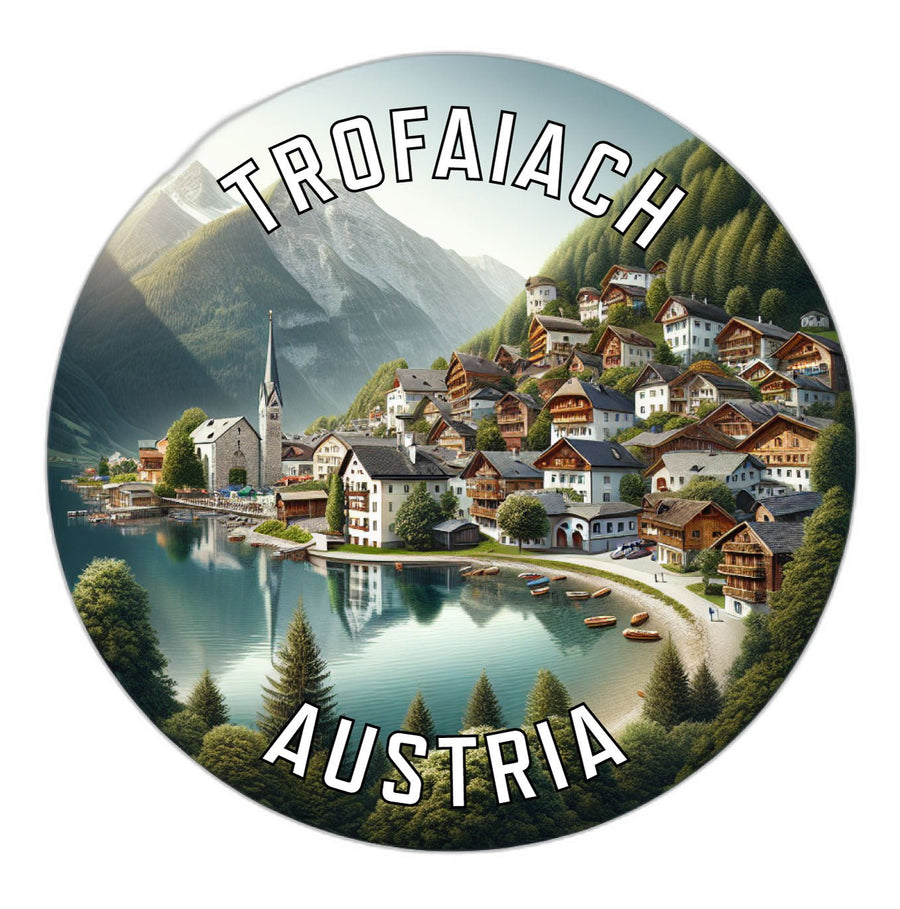 Trofaiach Austria Souvenir Die Cut Flat Magnet Image 1