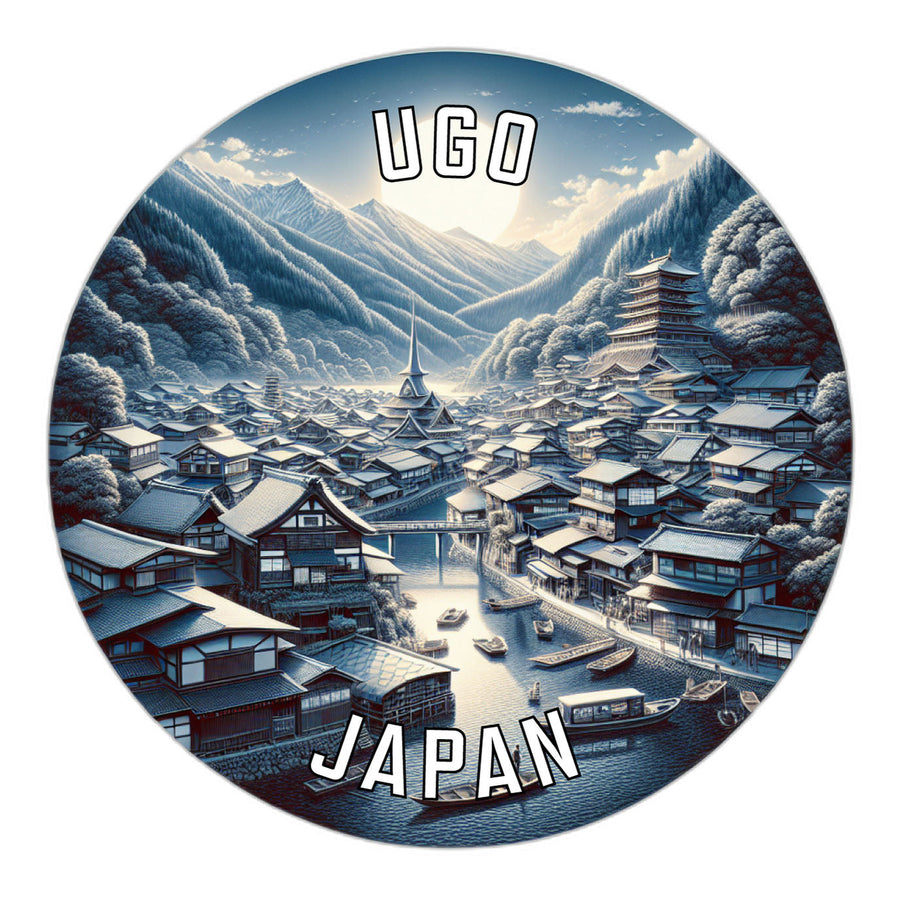 Ugo Japan Souvenir Die Cut Flat Magnet Image 1