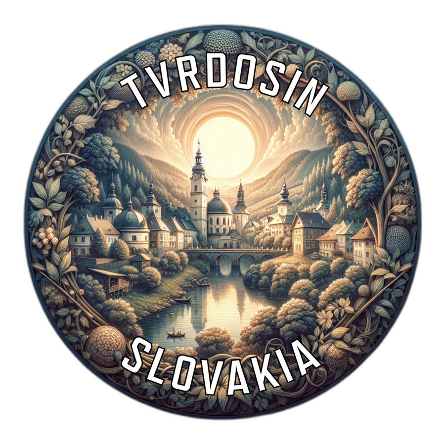 Tvrdosin Slovakia Souvenir Die Cut Flat Magnet Image 1